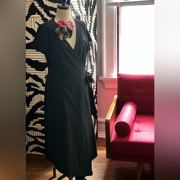 Kosan Travel Wrap Dress Navy XL - Picture 5 of 7